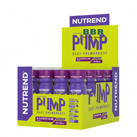 PUMP Pre-Workout Shot 60ml, NUTREND