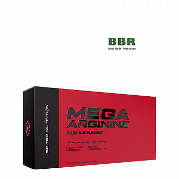 Mega Arginine 1300mg 120 Caps, Scitec Nutrition
