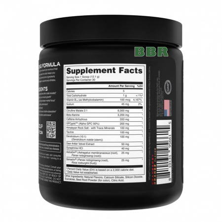 Woke AF Pre-Workout 30 Servings, Bucked Up