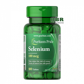 Selenium 100mcg 100 Tabs, Puritans Pride