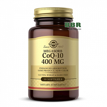 Megasorb CoQ-10 400mg 60 Softgels, Solgar