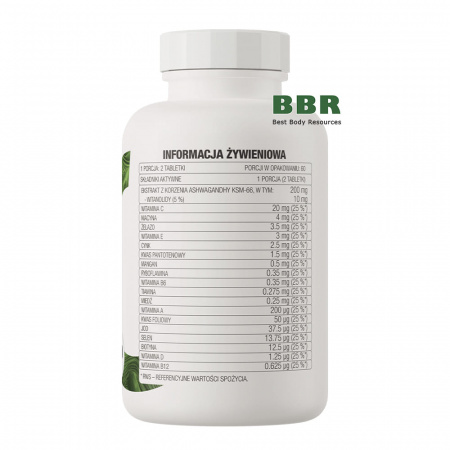 Vit&Min + Ashwagandha 120 Tabs, OstroVit