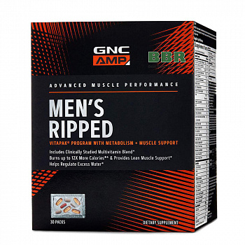 Mens Ripped Vitapak 30 Packs, GNC