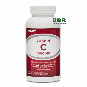 Vitamin C 1000 90 Tabs, GNC