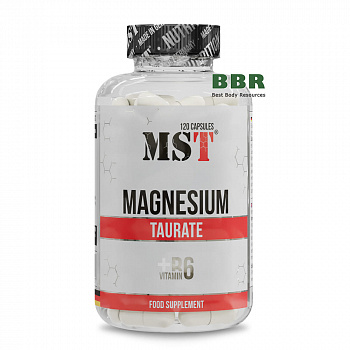 Magnesium Taurate B6 120 Caps, MST