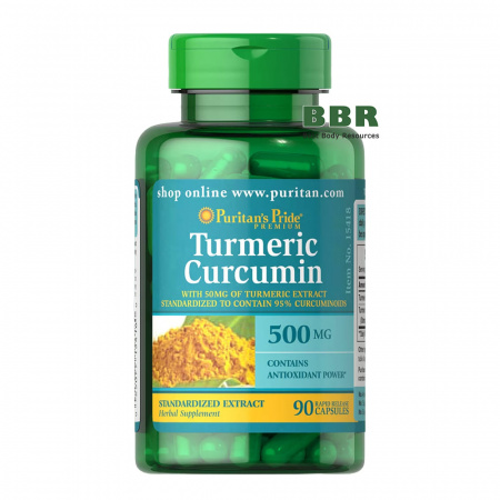 Turmeric Curcumin 500mg 90 Caps, Puritans Pride Turmeric Curcumin 500mg 90 Caps, Puritans Pride