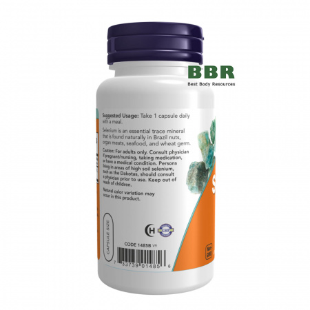 Selenium 200mcg 90 Veg Caps, NOW Foods