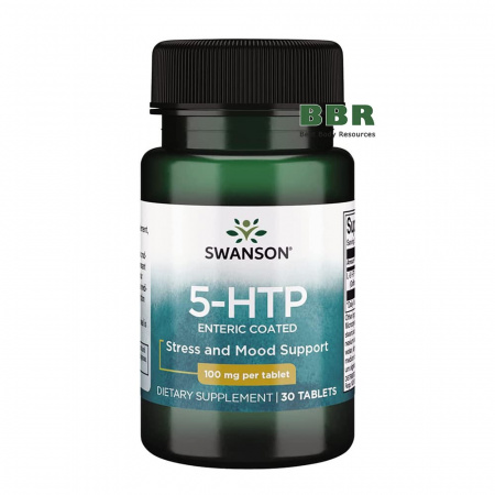 5-HTP 100mg 30 Tabs,Swanson