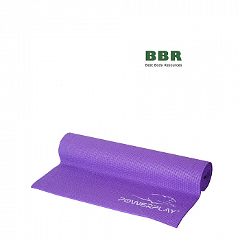 Коврик для йоги и фитнеса 4010 Purple, PowerPlay