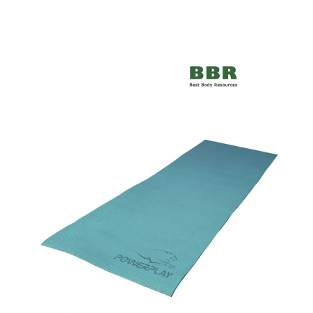 Коврик для йоги и фитнеса 4010 Green, PowerPlay