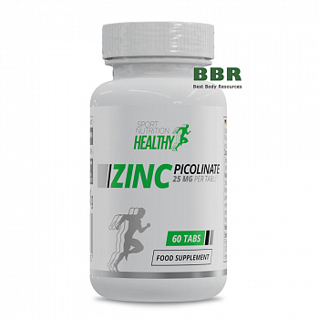 Healthy Zinc Picolinate 25mg 60 Tabs, MST