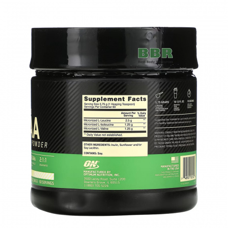 Instantized BCAA 5000 Powder 345g, Optimum Nutrition