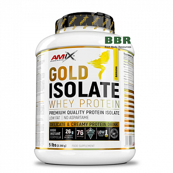 Gold Isolate Whey Protein 2280g, Amix