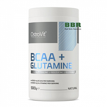BCAA + Glutamine 500g, OstroVit