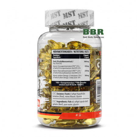 Omega 3 Selected 550mg EPA DHA 110 Softgels, MST