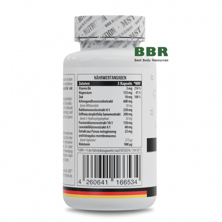 Sleep iQ with Melatonin 60 Caps, MST