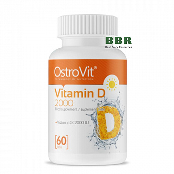 Vitamin D 2000 60 Tabs, OstroVit