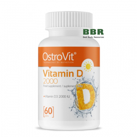 Vitamin D 2000 60 Tabs, OstroVit