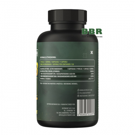 Omega 3 Ultra 120 Softgels, OstroVit Keeza