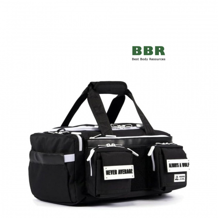 Сумка Mini Duffle Bag Black with White 20l, WOLFpak