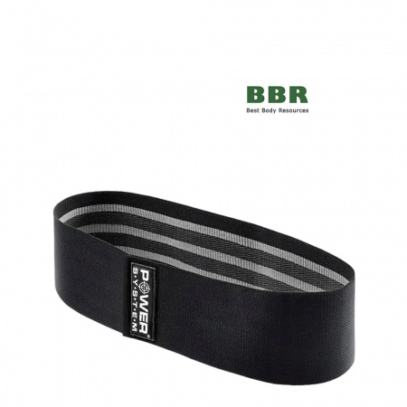 Тканевая резинка для фитнеса и спорта PS-4093 Black/Grey, Power System