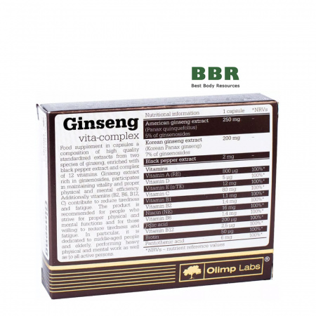Ginseng Vita-Complex 30 Caps, Olimp