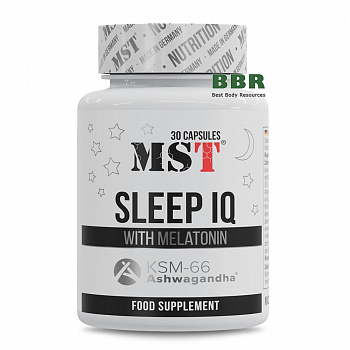 Sleep iQ with Melatonin 30 Caps, MST