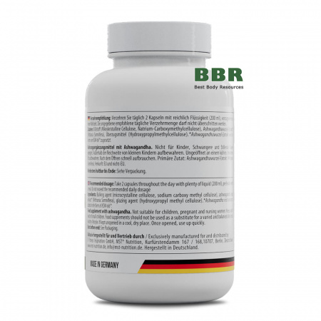 Ashwagandha KSM-66 120 Caps, MST