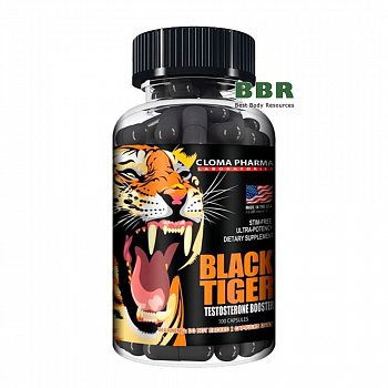 Black Tiger 100 Caps, Cloma Pharma