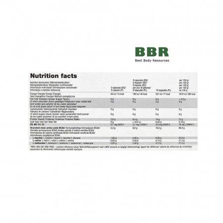 BCAA Mega Caps 1100mg 30 Caps, Olimp