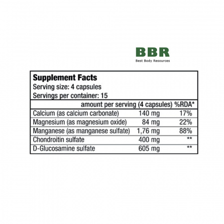 Chondroitin Glucosamine 60 Caps, BioTechUSA