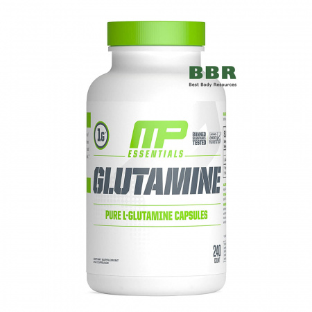 Glutamine 240 Caps, MusclePharm