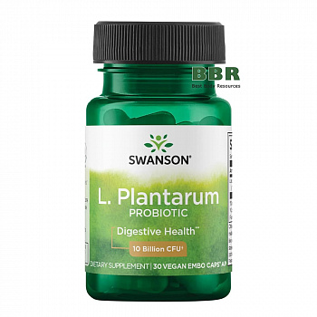 L. Plantarum ProBiotic 10 Billion 30 Veg Caps, Swanson