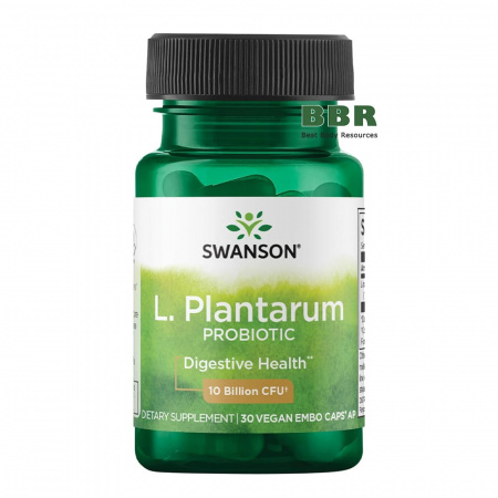 L. Plantarum ProBiotic 10 Billion 30 Veg Caps, Swanson