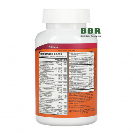 EVE Superior Womens Multi 180 Tabs, NOW Foods