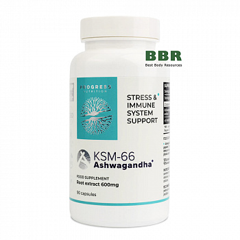 KSM-66 Ashwagandha 90 Caps, Progress Nutrition