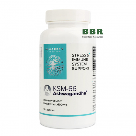 KSM-66 Ashwagandha 90 Caps, Progress Nutrition