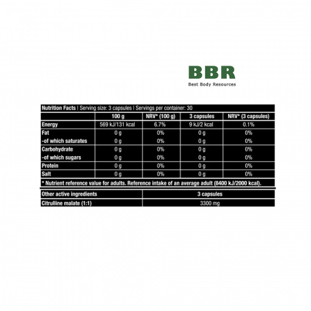Citrulline Malate 90 Caps, BioTechUSA