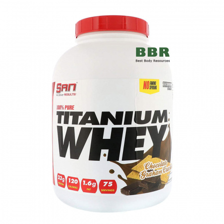 100% Pure Titanium Whey 2268g, SAN