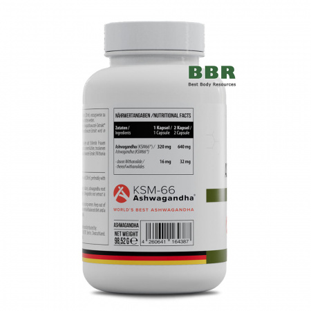 Ashwagandha KSM-66 120 Caps, MST