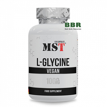 Vegan L-Glycine 1000mg 120 Caps, MST