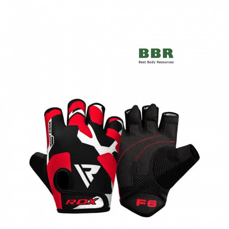 Перчатки для фитнеса F6 Sublimation Red, RDX