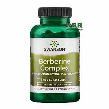 Berberine Complex 90 Veg Caps, Swanson