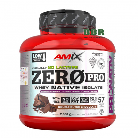 ZERO Pro Whey Native Isolate 2kg, Amix