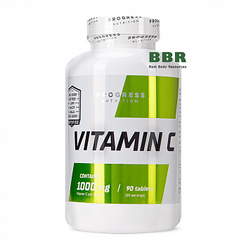 Vitamin C 1000mg 90 Tabs, Progress Nutrition