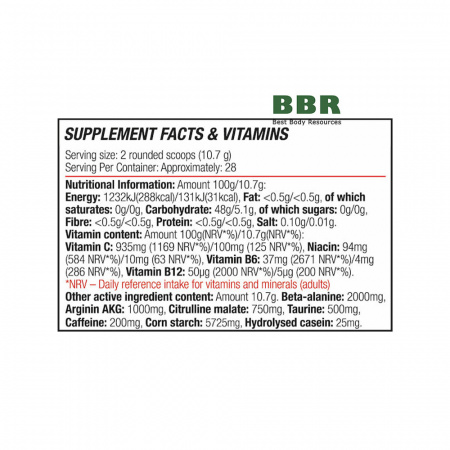 No Beast Pre-Workout 300g, Blade Sport