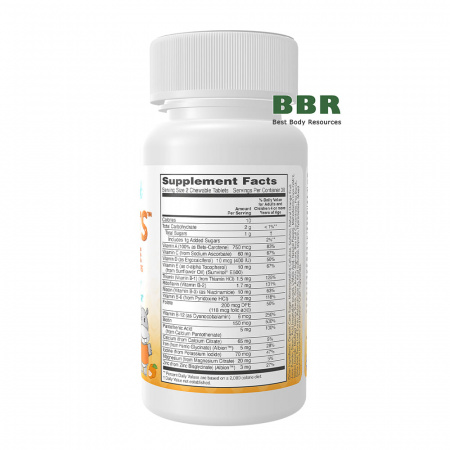 Kid Vits 60 Chewable Tabs, NOW Foods