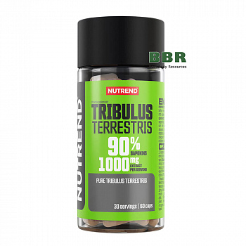 Tribulus Terrestris 1000mg 60 Caps, NUTREND