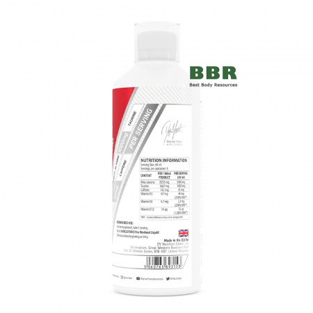 Muscle Force Pre-Workout Liquid 500ml, Dorian Yates