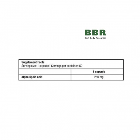 ALA 250mg 50 Caps, BioTechUSA